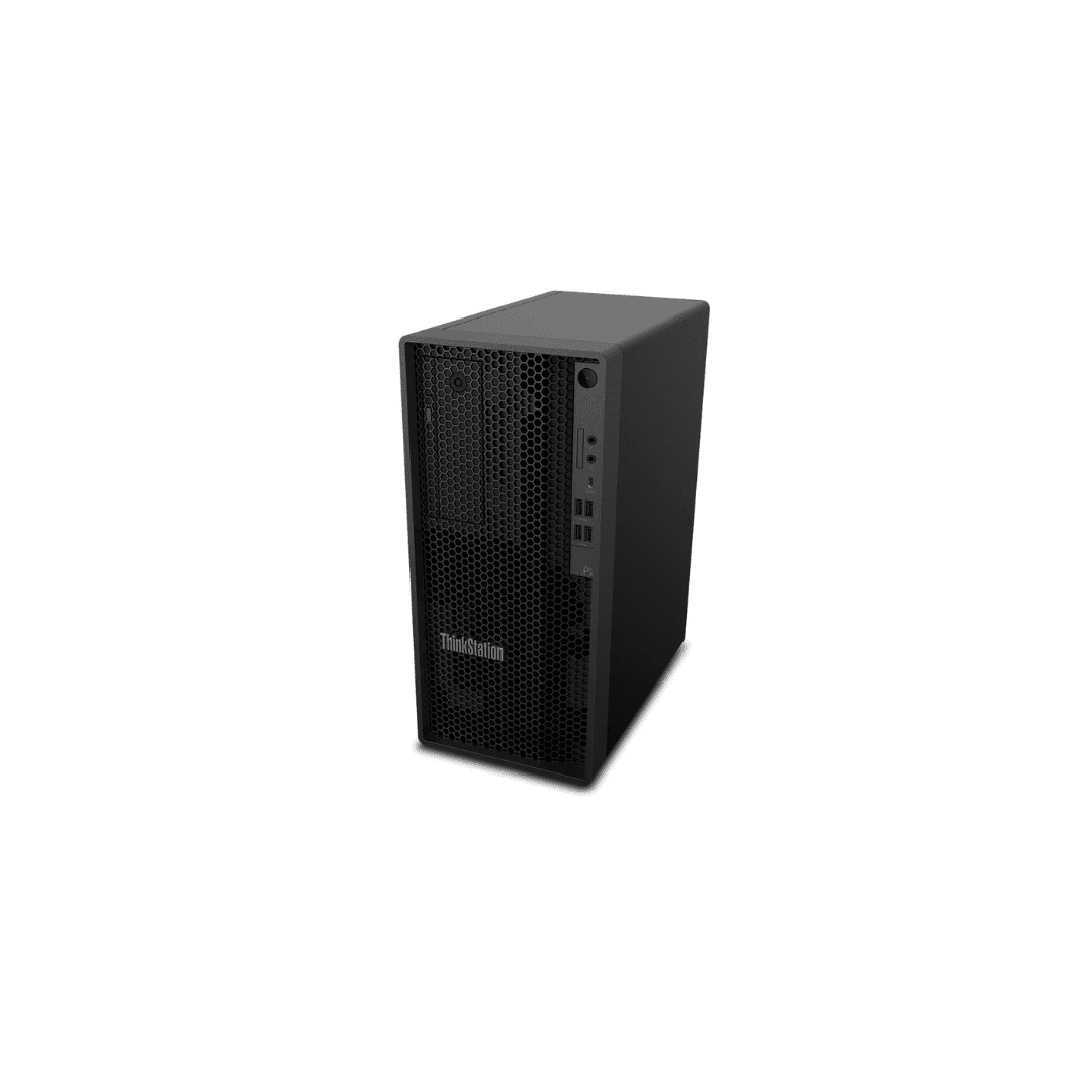 Lenovo ThinkSystem ST50 V2 tower server, an entry-level server designed for small businesses and remote offices.